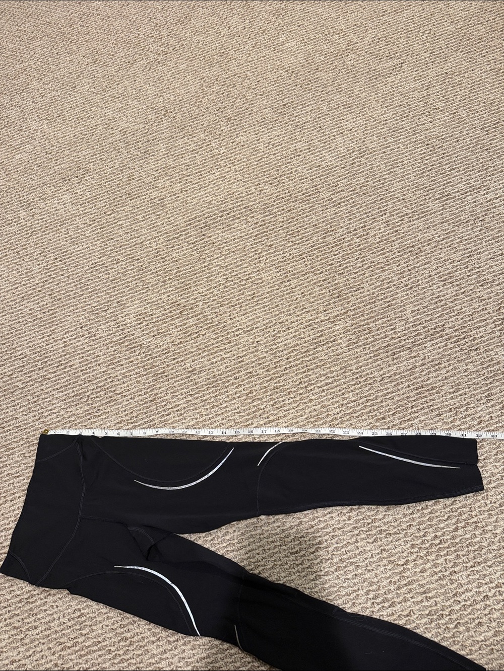 Lululemon Pants Womens 0 Black Base Pace High-Rise HR Reflective Tight 25" - Picture 10 of 12